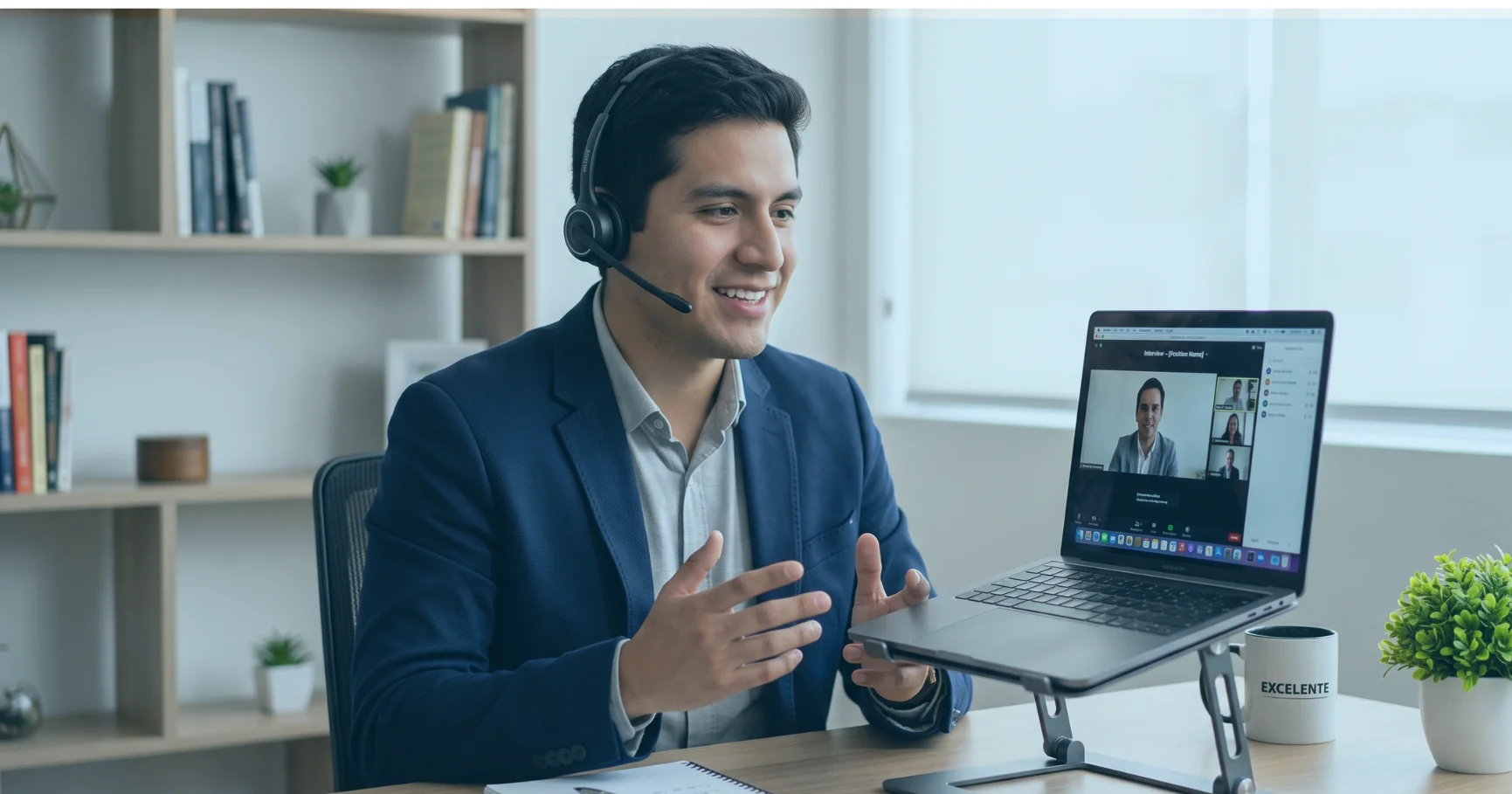 entrevista de trabajo virtual